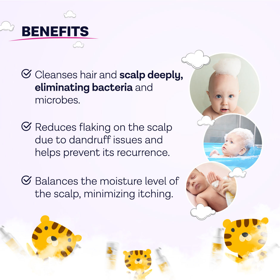 Clinikid Organic Newborn Cradle Cap Shampoo