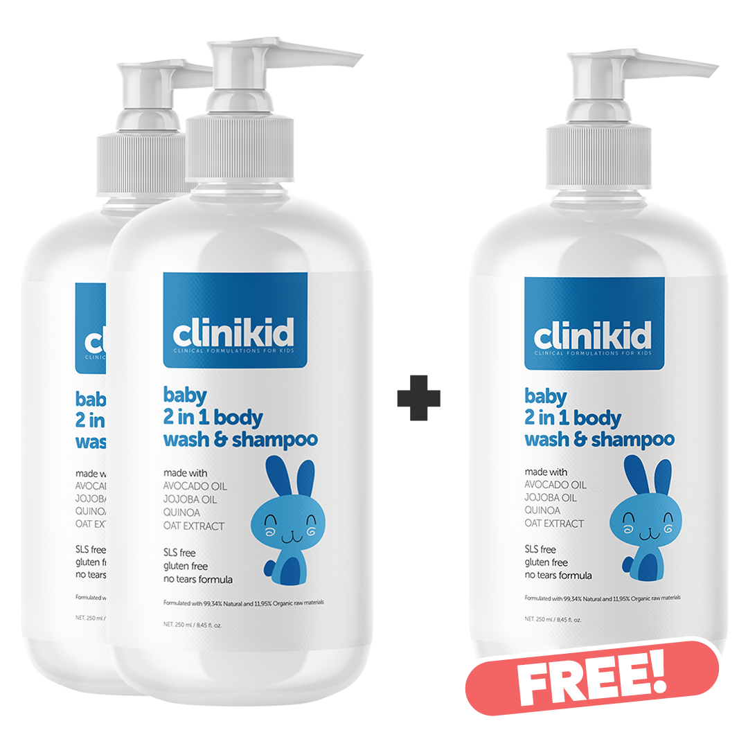 Clinikid Organic Baby 2 in 1 Body Wash & Shampoo