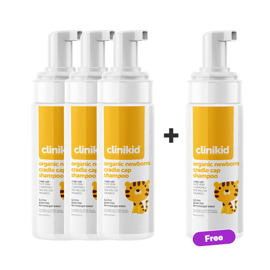 Clinikid Organic Newborn Cradle Cap Shampoo