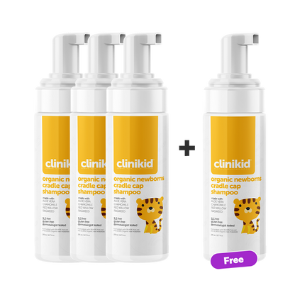 Clinikid Organic Newborn Cradle Cap Shampoo