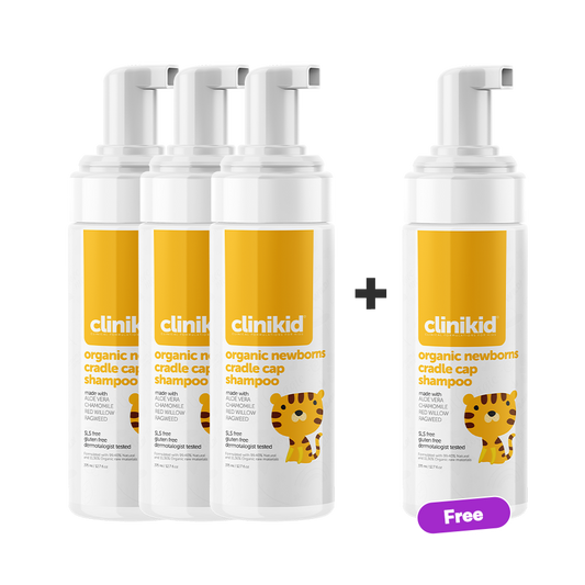 Clinikid Organic Newborn Cradle Cap Shampoo