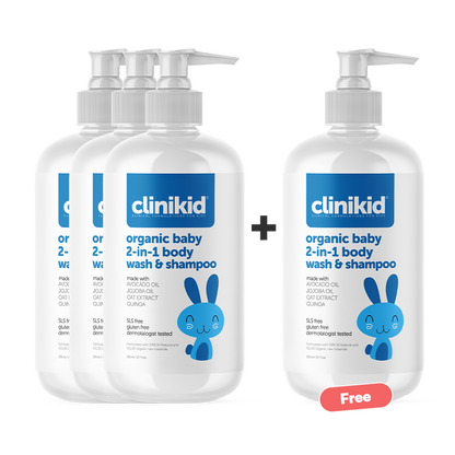 Clinikid Organic Baby 2 in 1 Body Wash & Shampoo