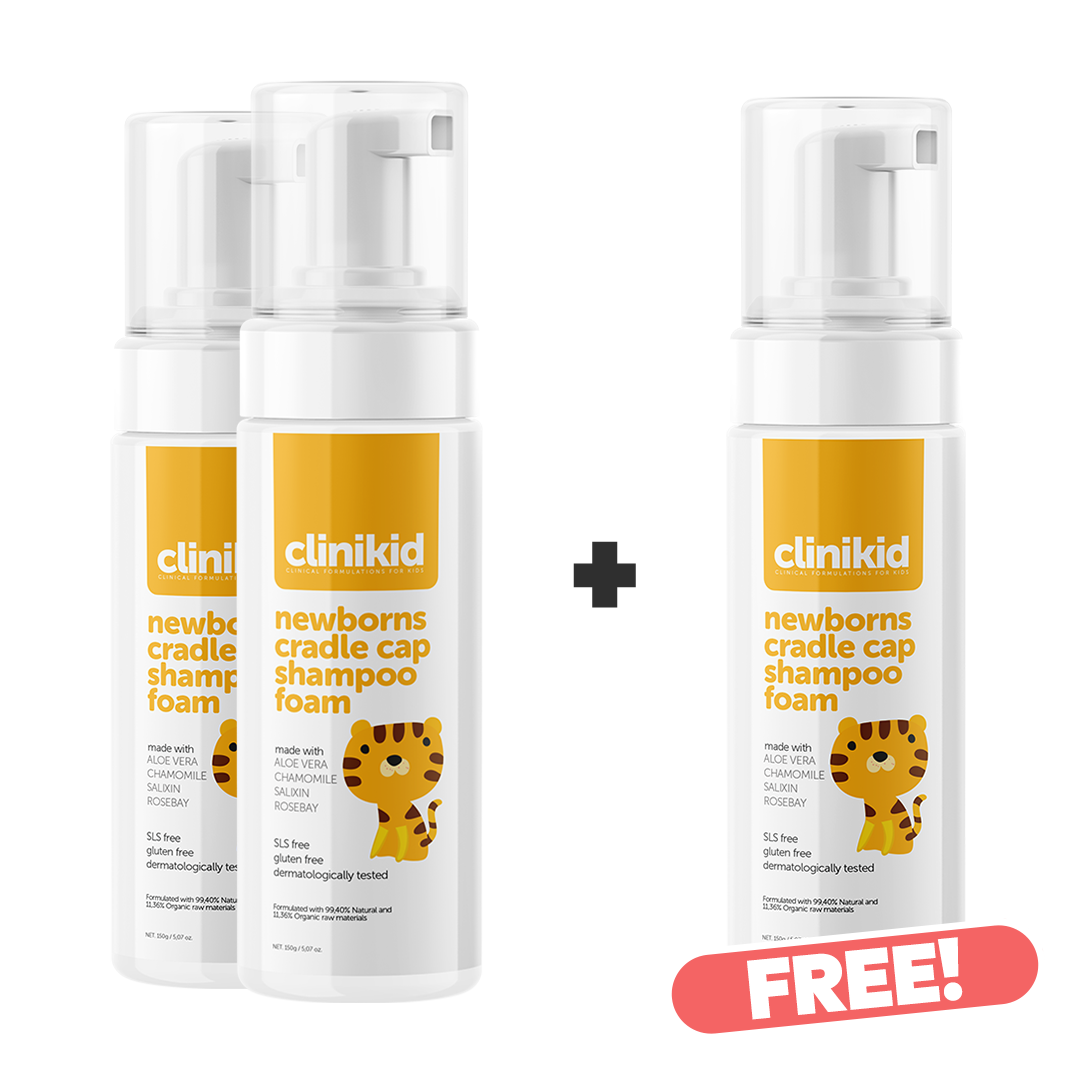 Clinikid Organic Newborn Cradle Cap Shampoo