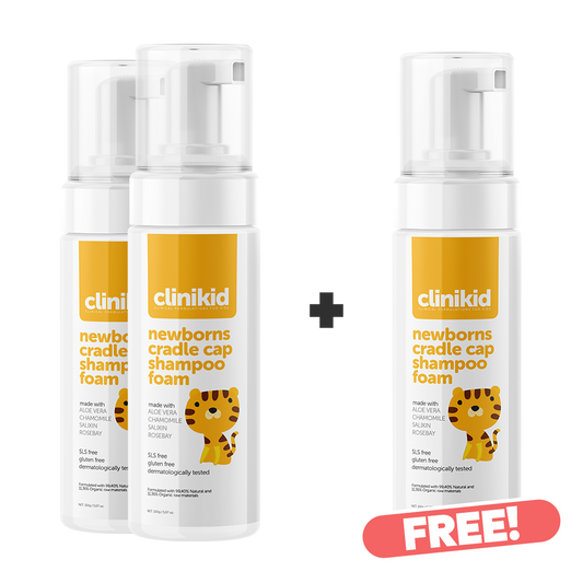 Clinikid Organic Newborn Cradle Cap Shampoo