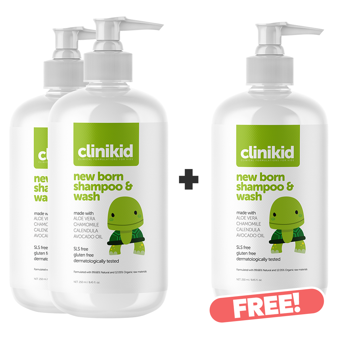 Clinikid Organic Newborn Shampoo & Wash