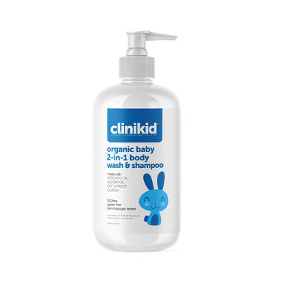 Clinikid Organic Baby 2 in 1 Body Wash & Shampoo